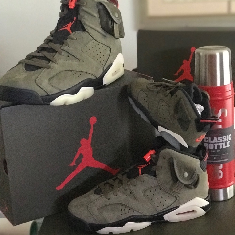 Travis Scott Air Jordan 6🔥🔥 Family Affair😎 - Picture 1 of 3